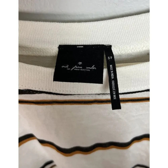 Out From Under Ella Long Sleeve Tee In Neutral Multi Cotton Size Small Women’s - Picture 4 of 6